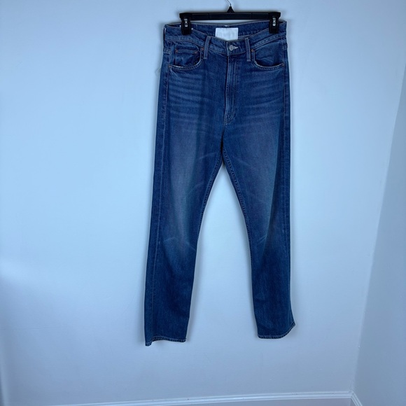 Mother High Waisted Rider Skimp Jeans Cowboys Don’t Cry Size 29 - Picture 6 of 11